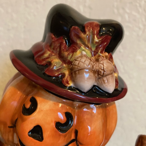 SIGNATURE HOME COLLECTION JACK-O-LANTERN FIGURINE W/BOX Fall Halloween 12” - Picture 3 of 9